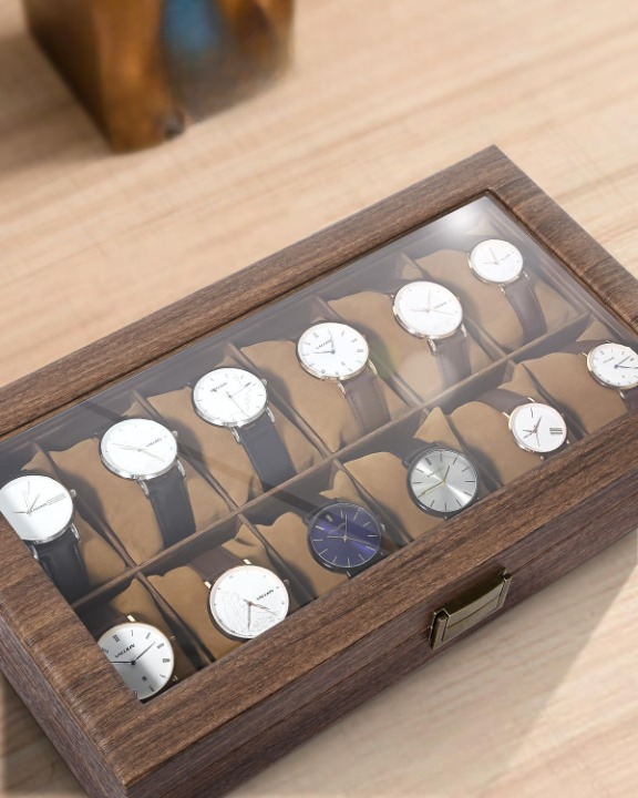 Boite à montre Averna Rustique -  10 montres