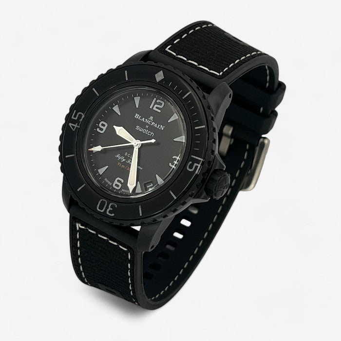 Bracelet Blancpain x Swatch en Toile