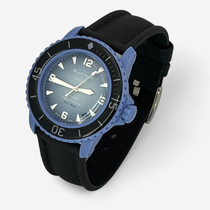 Bracelet Blancpain x Swatch en Toile de Nylon