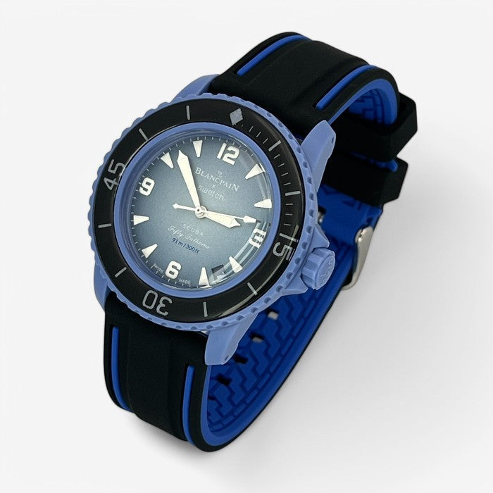 Bracelet Blancpain x Swatch en Caoutchouc 2 bandes