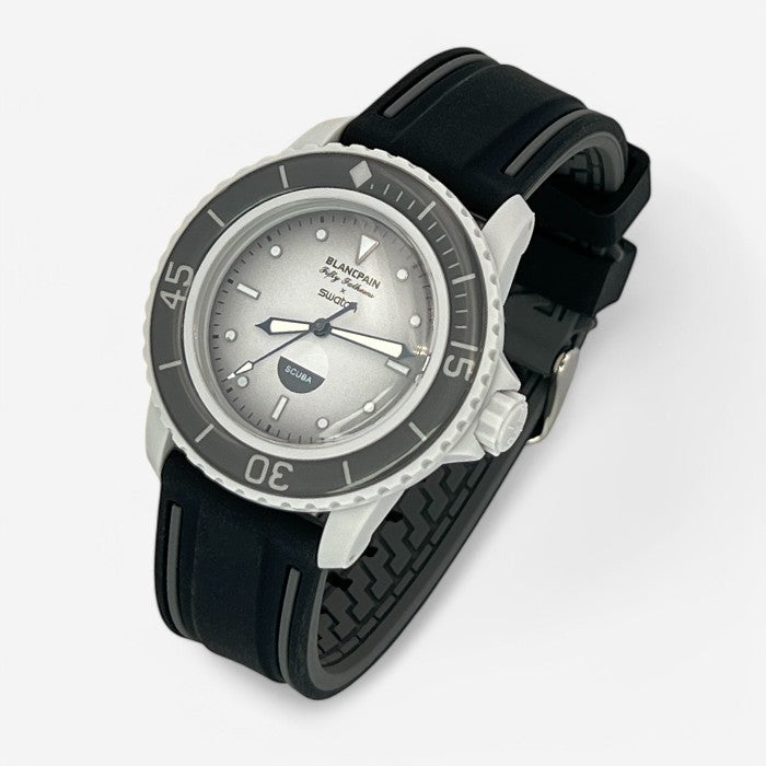 Bracelet Blancpain x Swatch en Caoutchouc 2 bandes