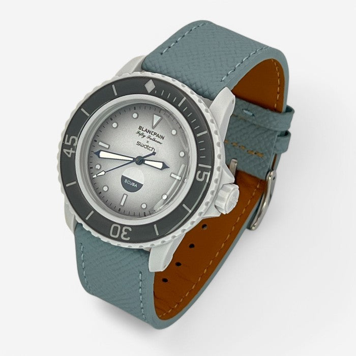 Bracelet Blancpain x Swatch en Cuir