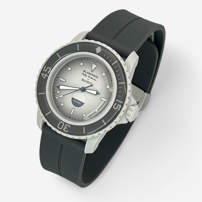 Bracelet Blancpain x Swatch en Caoutchouc à Clips