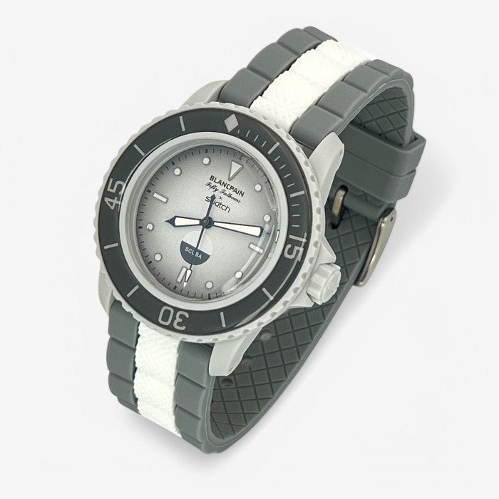 Bracelet Blancpain x Swatch en Caoutchouc Design