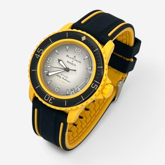 Bracelet Blancpain x Swatch en Caoutchouc 2 bandes
