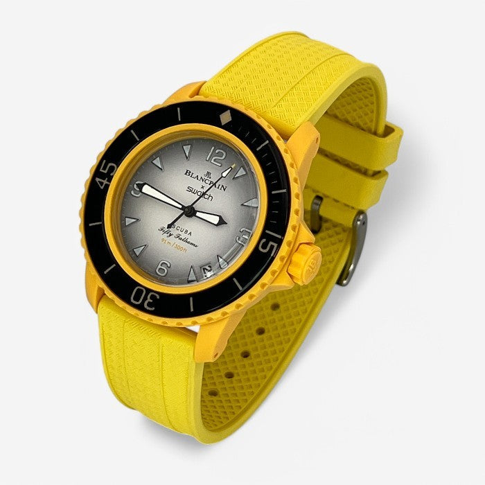 Bracelet Blancpain x Swatch en Caoutchouc 1