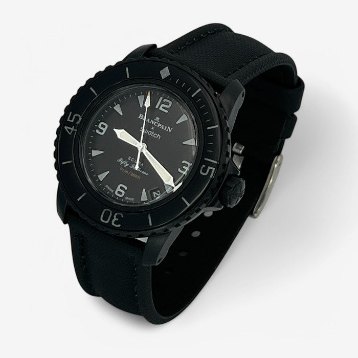 Bracelet Blancpain x Swatch en Toile de Nylon