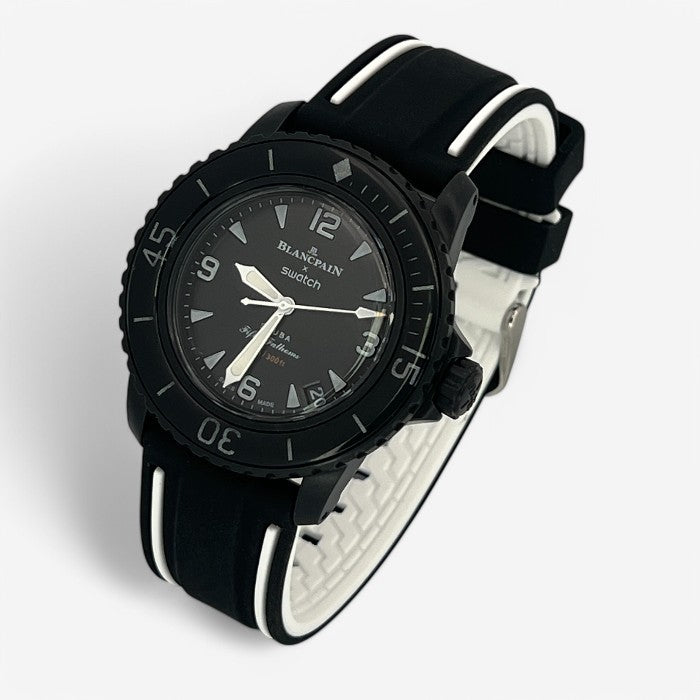 Bracelet Blancpain x Swatch en Caoutchouc 2 bandes