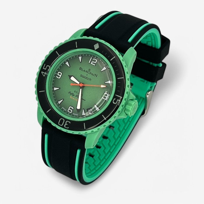 Bracelet Blancpain x Swatch en Caoutchouc 2 bandes