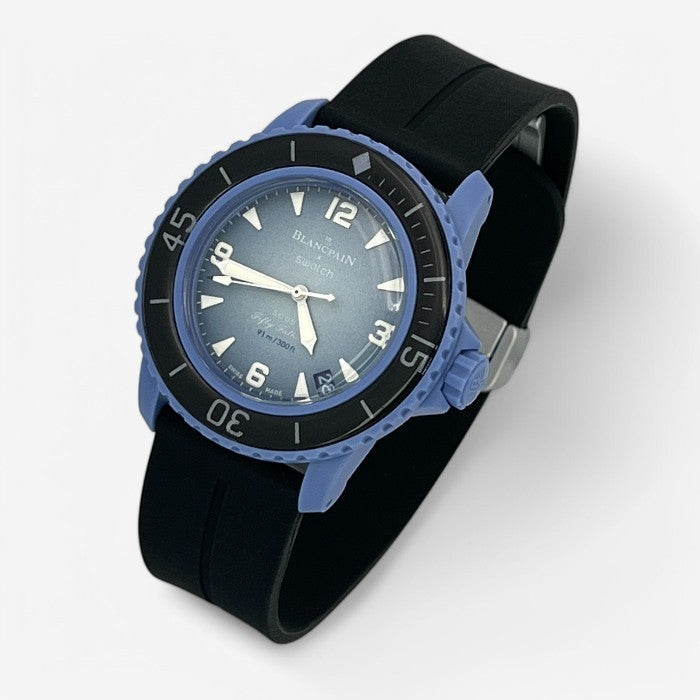 Bracelet Blancpain x Swatch en Caoutchouc à Clips