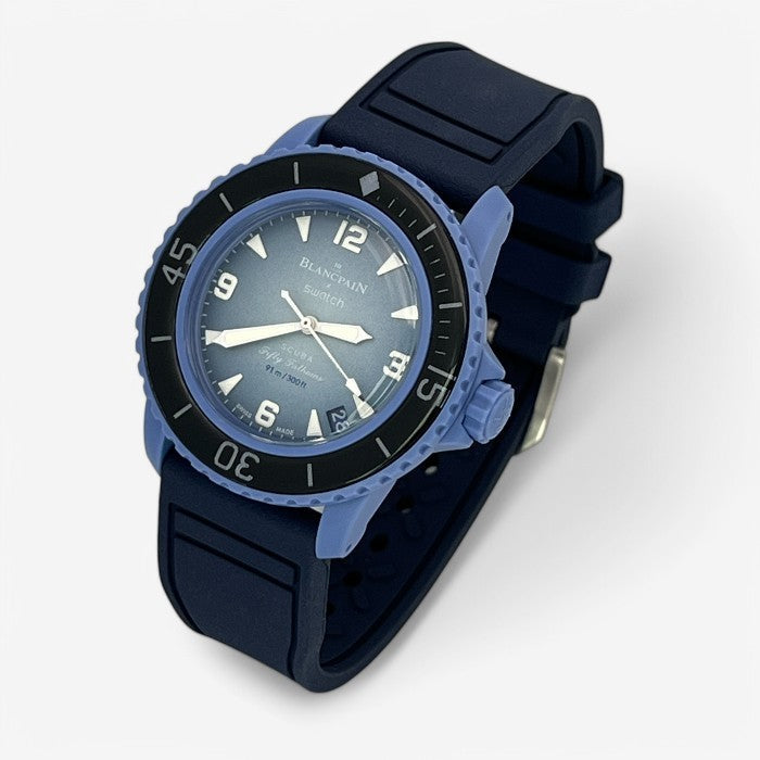 Bracelet Blancpain x Swatch Premium en Caoutchouc