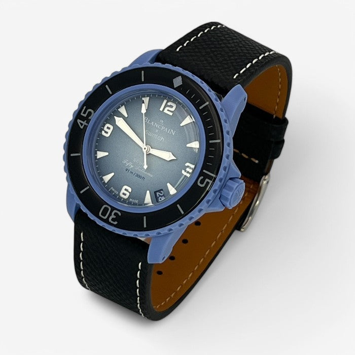 Bracelet Blancpain x Swatch en Cuir
