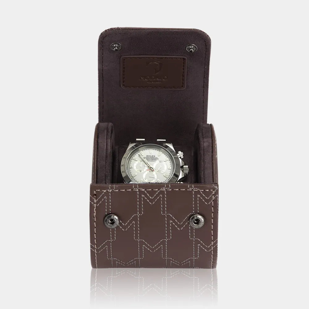 Boite à Montre - OPTIMUS 1 Montre Marron / Blanc