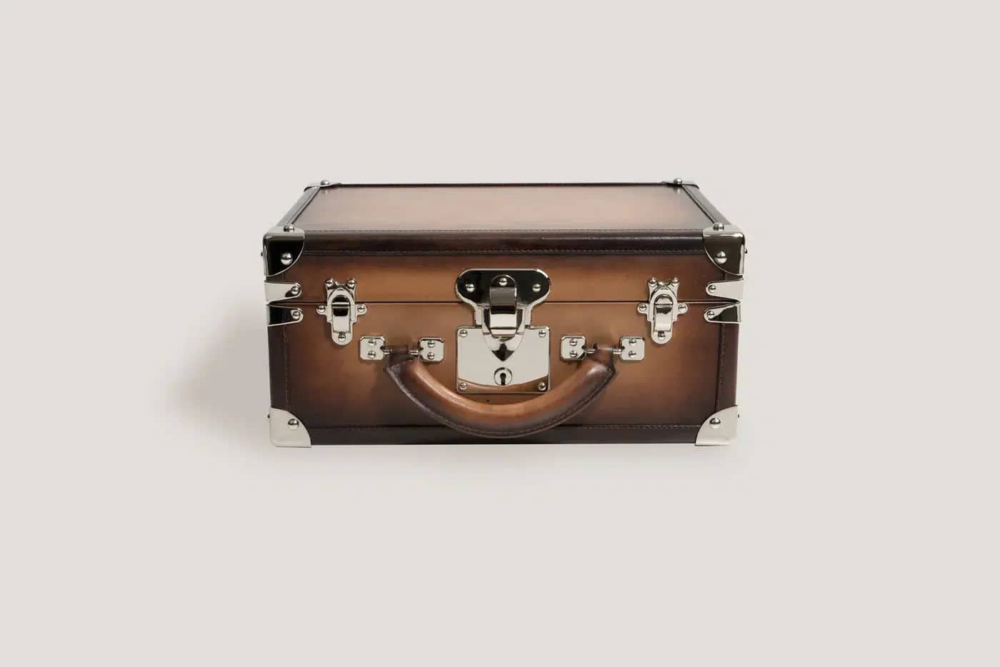 Boite à Montre - Trunk Patina Java Brown