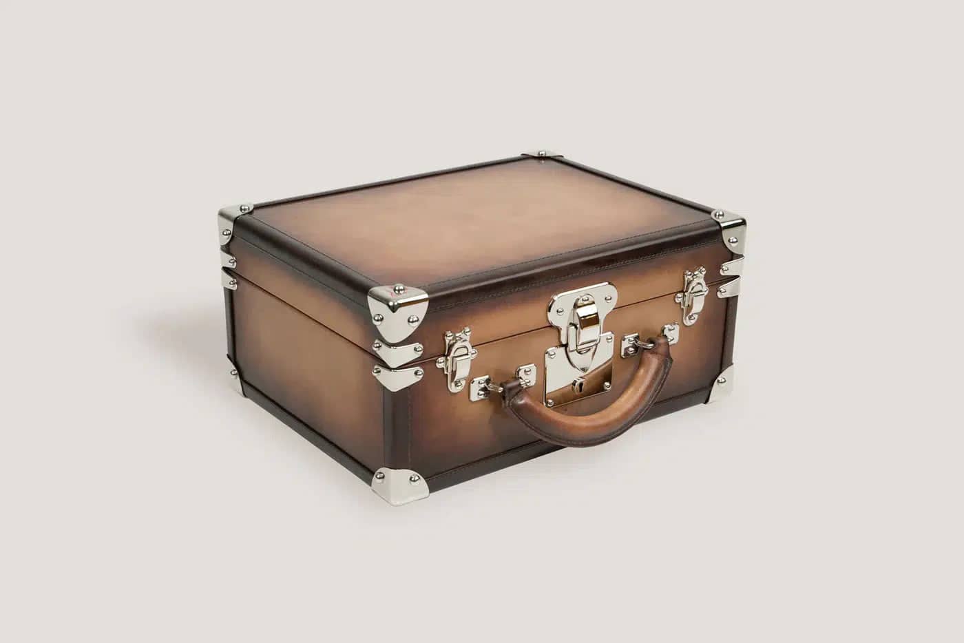 Boite à Montre - Trunk Patina Java Brown