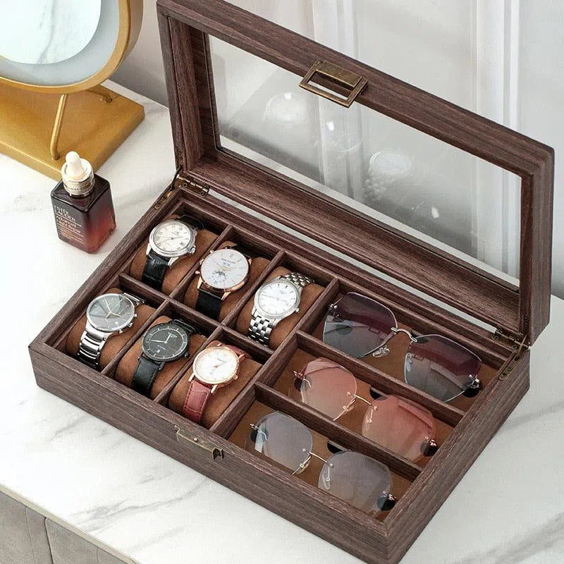 Boite à montre de rangement Style Bois