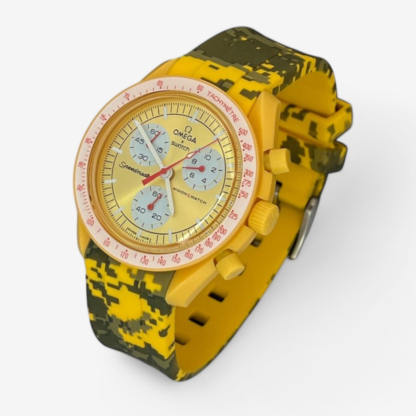 Bracelet MoonSwatch en Caoutchouc Militaire