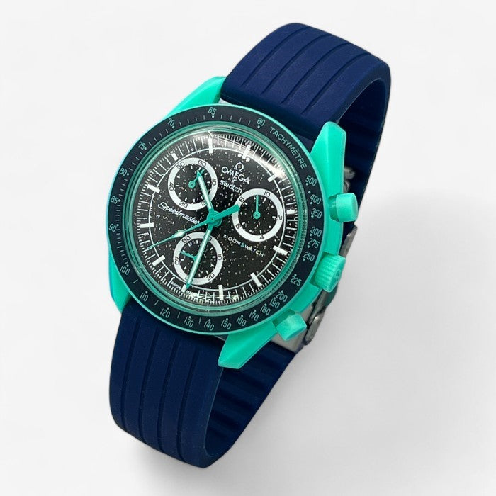 Bracelet MoonSwatch en Caoutchouc Nervuré