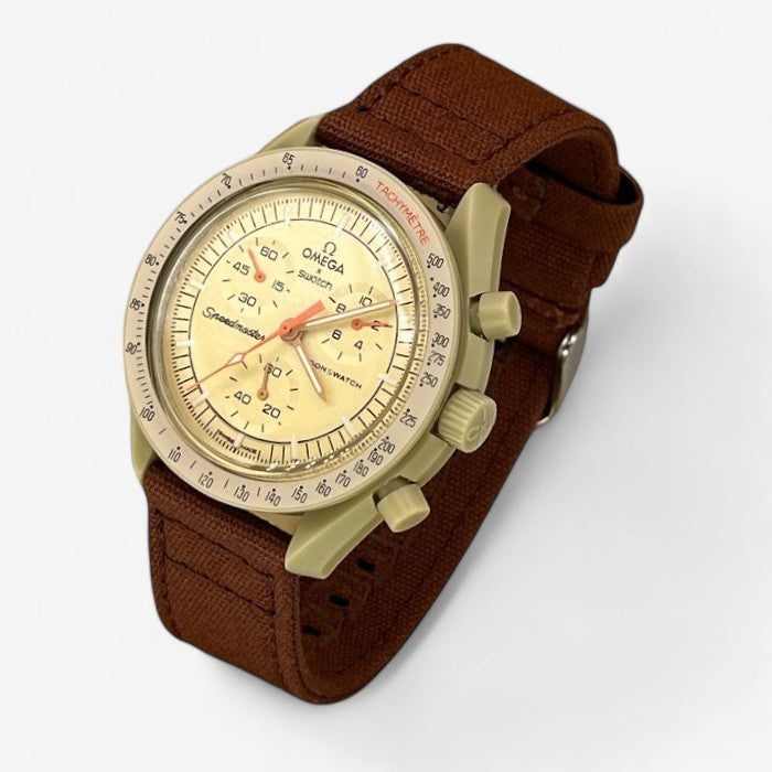 Bracelet Omega x Swatch Moonswatch en Toile
