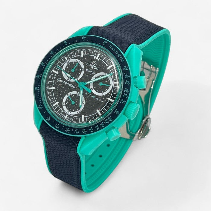 Bracelet MoonSwatch Premium en Caoutchouc à Clips