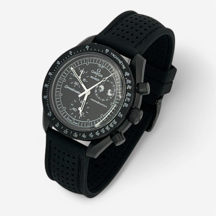 Bracelet MoonSwatch Premium en Caoutchouc Perforé