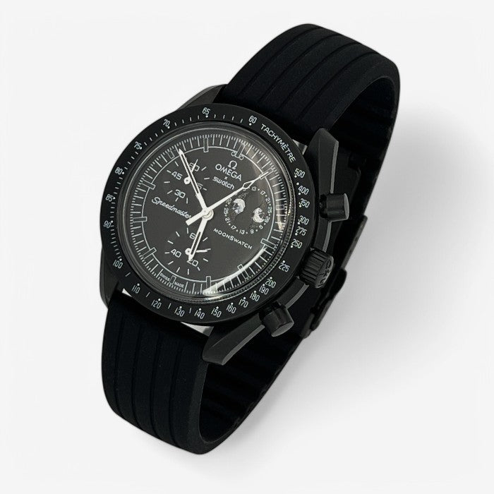Bracelet MoonSwatch en Caoutchouc Nervuré