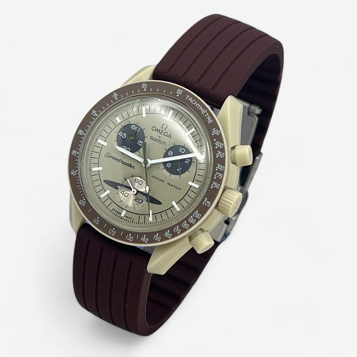 Bracelet MoonSwatch en Caoutchouc Nervuré