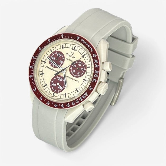 Bracelet MoonSwatch en Caoutchouc Premium Uni