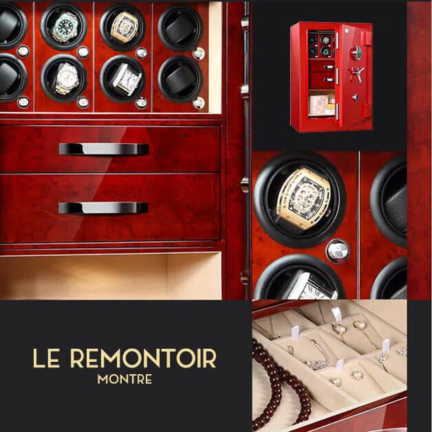 Remontoir Montre - Coffre Fort Écarlate