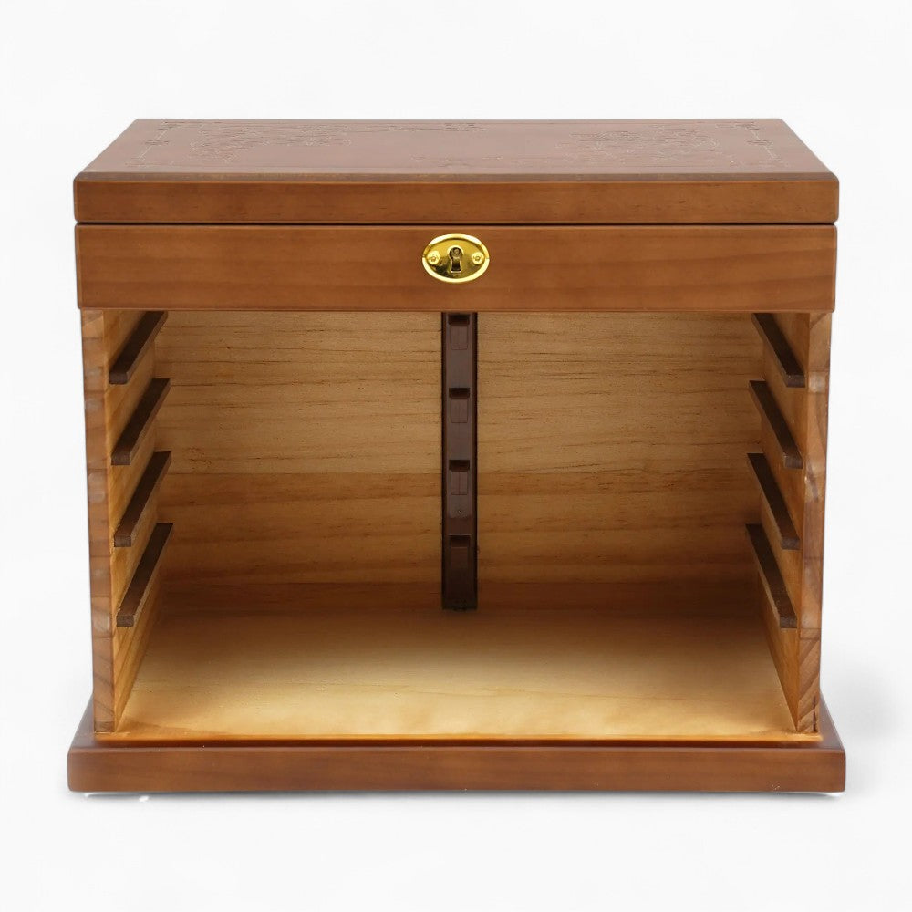 Boîte À Bijoux En Bois 6 Tiroirs