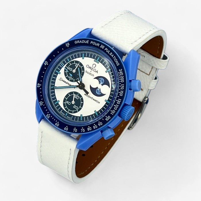 Bracelet Moonswatch Mission to the Super Blue Moonphase