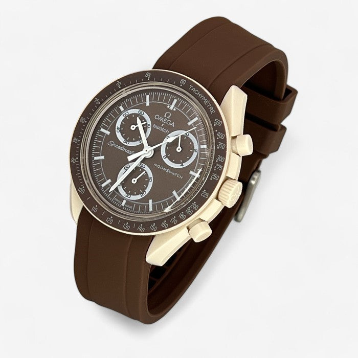Bracelet MoonSwatch en Caoutchouc Premium Uni
