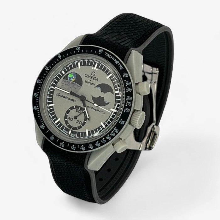 Bracelet MoonSwatch Premium en Caoutchouc à Clips