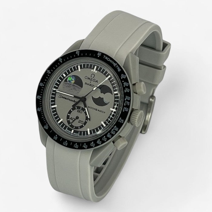 Bracelet MoonSwatch en Caoutchouc Premium Uni