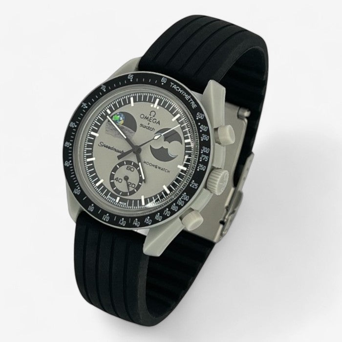 Bracelet MoonSwatch en Caoutchouc Nervuré