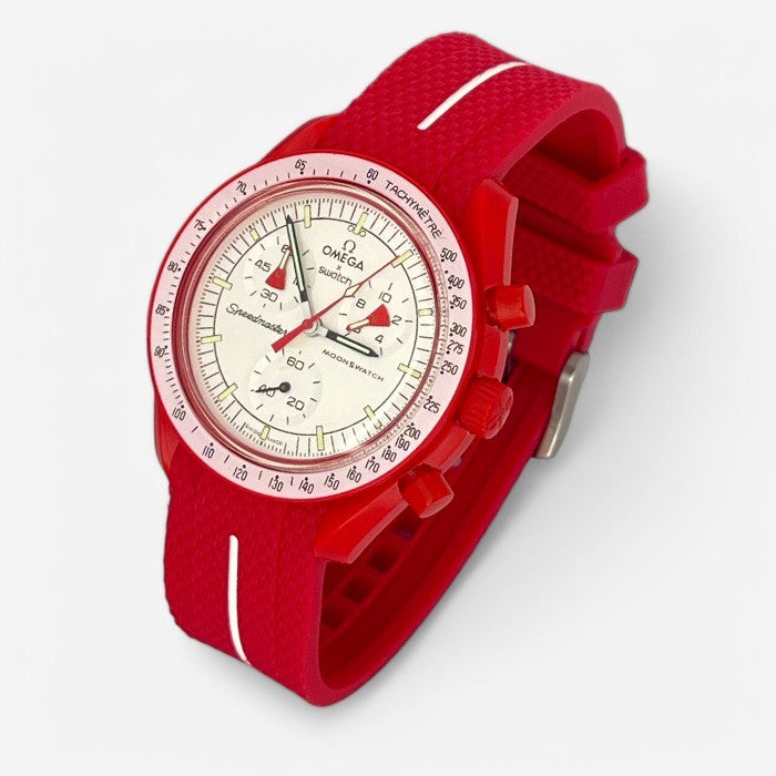 Bracelet MoonSwatch en Caoutchouc Premium une bande