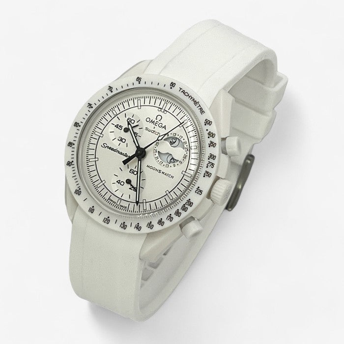 Bracelet MoonSwatch en Caoutchouc Premium Uni