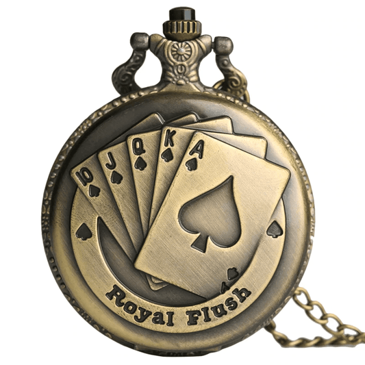 Montre À Gousset Homme jeux de cartes