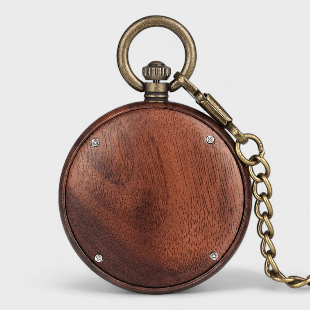 Montre à Gousset En Bois