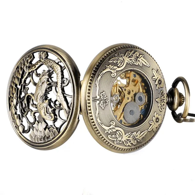 Montre À Gousset Oiseaux Japonais - Maison Horloger