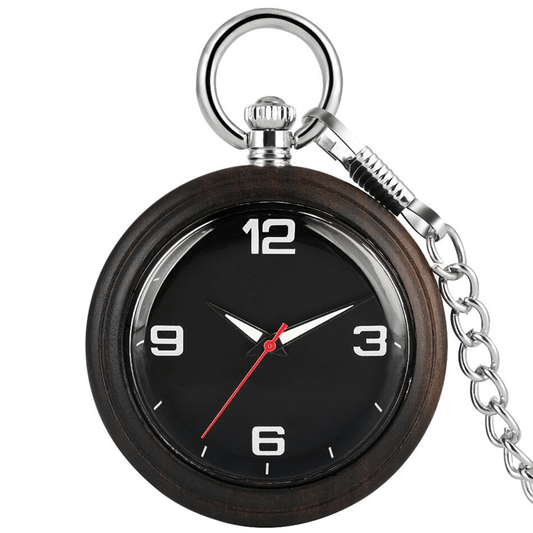 montre à gousset bois
