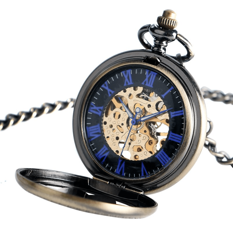 Montre à Gousset Femme Fleur Bohème