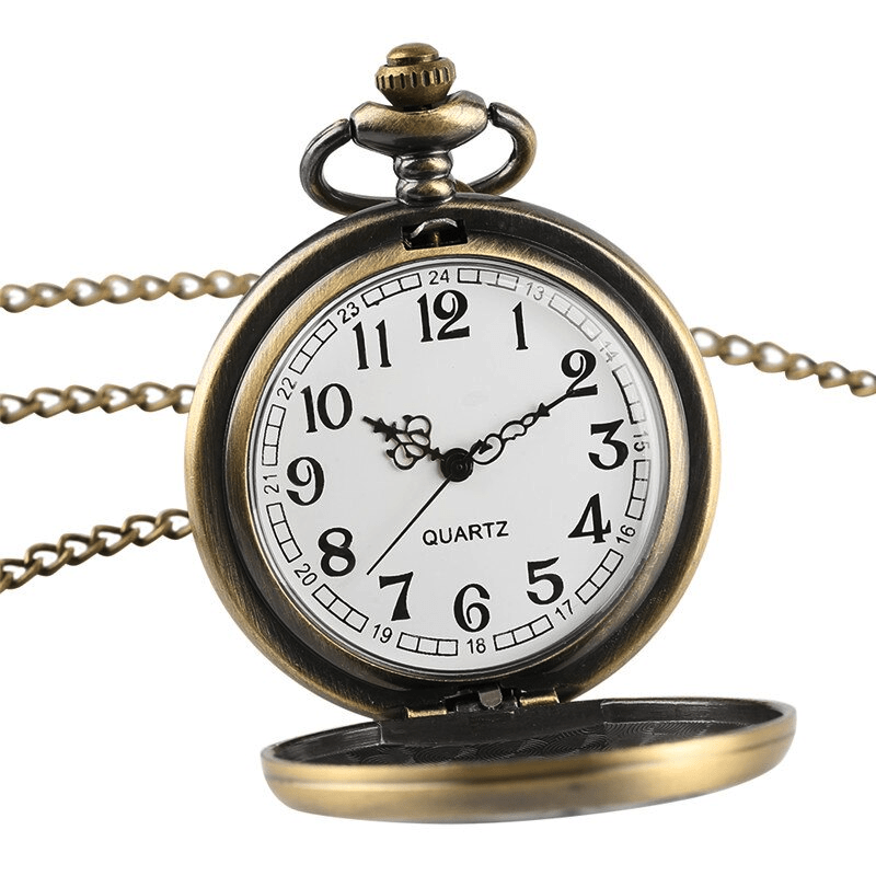 montre à gousset fleur