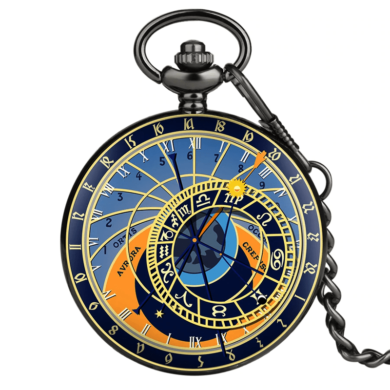montre à gousset signe astrologique