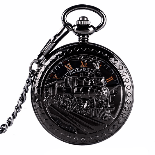montre à gousset locomotive