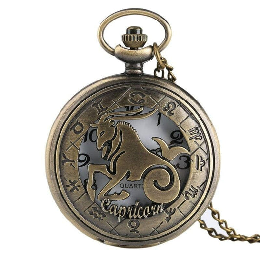 montre à gousset capricorne