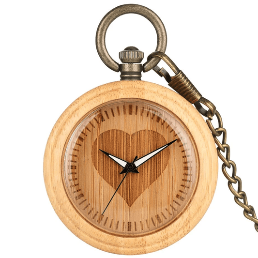 montre à gousset cœur