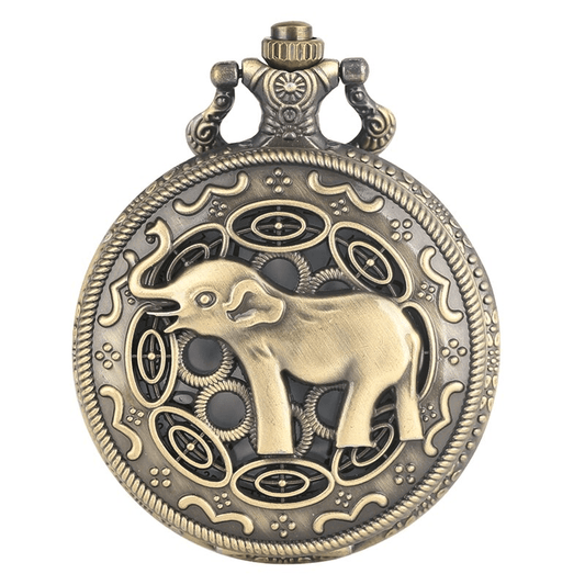 Montre À Gousset Éléphant