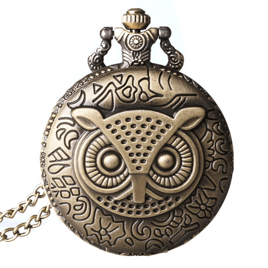 montre à gousset hibou