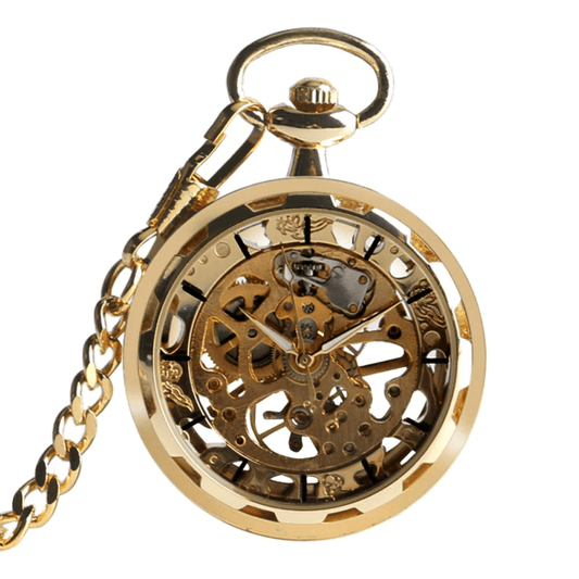 Montre À Gousset Homme Sceptre Doré